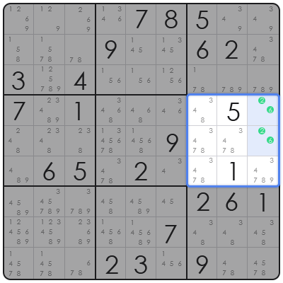 sudoku hidden singles method